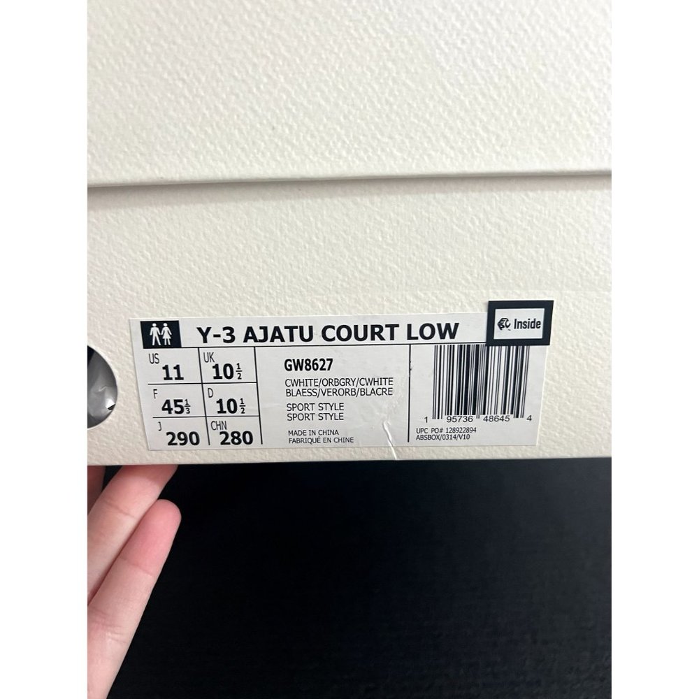 adidas Y-3 Ajatu Court Low Sneaker 11 - Picture 6 of 7